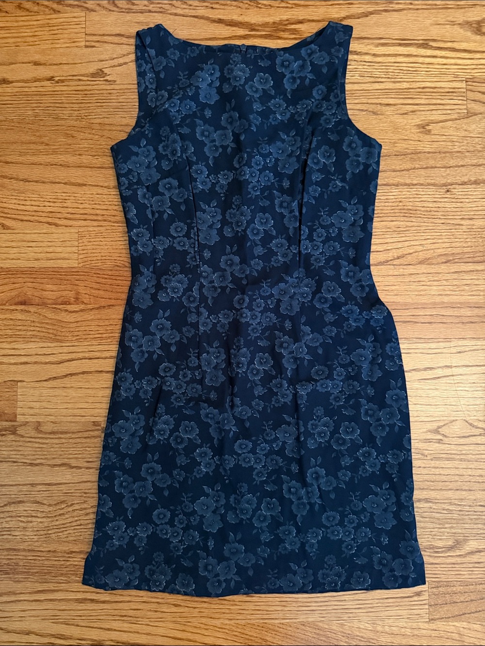 Caren Desiree Company Navy Floral Sheath Dress